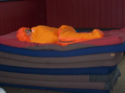 Marcel's sleeping bag