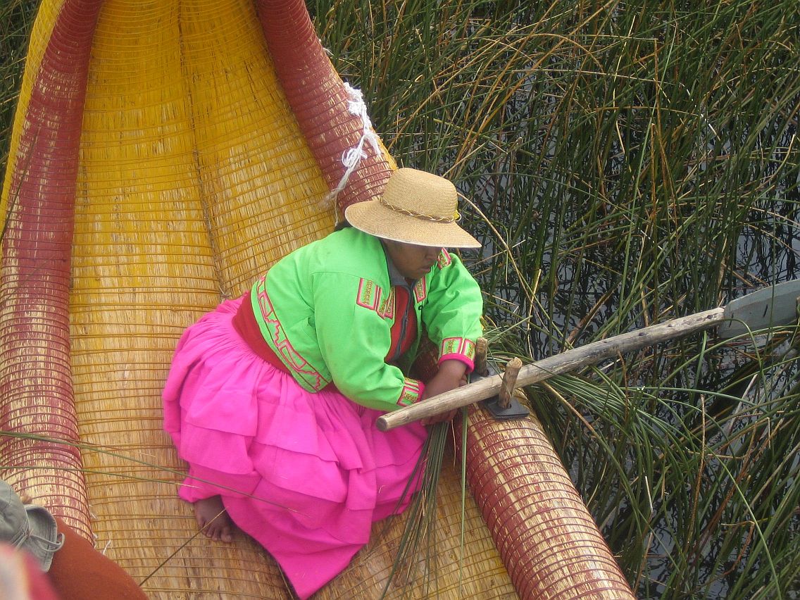 Uros on Titicacalake