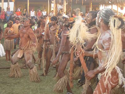 Ceremony before a race