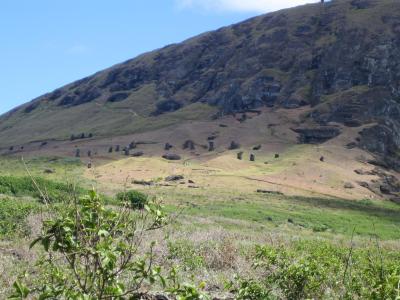 mountain where they carved the stone statues