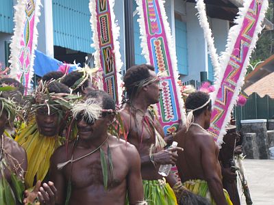 Papua dancer
