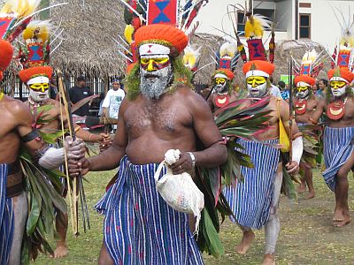 Papua dancer