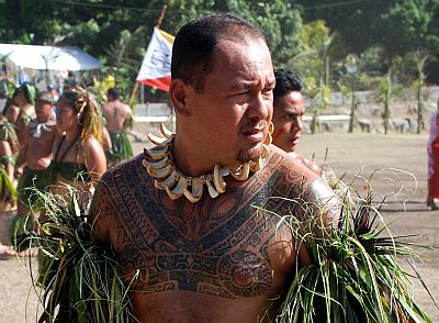Marquesean Festival dancer